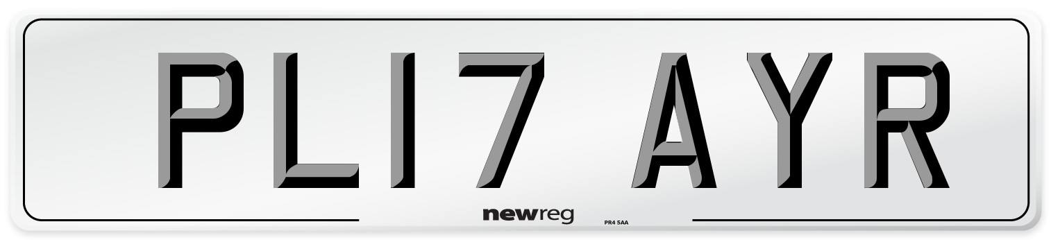 PL17 AYR Number Plate from New Reg